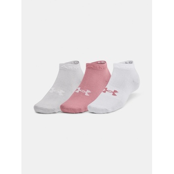 Under Armour ponožky UA Essential Low Cut 3pk růžová