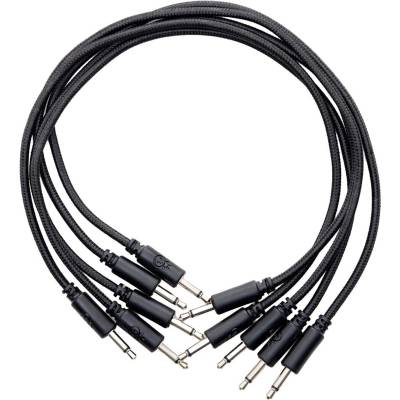Erica Synths Braided eurorack patch cable 30cm (5pcs, black) 0, 3 m Директен - Директен Пач кабел (4751030828985)