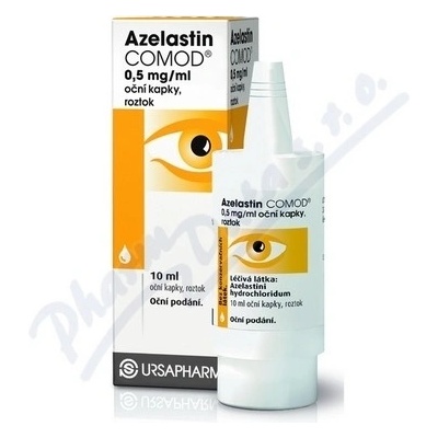 Azelastin Comod 0,5 mg/ml očná roztoková instilácia int.opo.1 x 10 ml