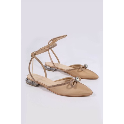 Moda Trend Дамски сандали - Бежови #329428 (329428_Бежов)