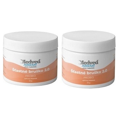 Medveď natural Šťastné bruško 2.0 Probio 2 x 50 g
