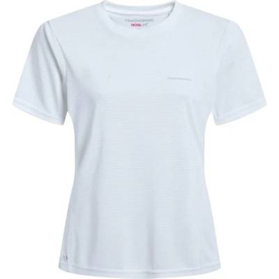 Craghoppers Дамска тениска Craghoppers Women's Nosilife Solarshield+ S/S T-Shirt - White - размер 42 (EU) (916-6676-0315)