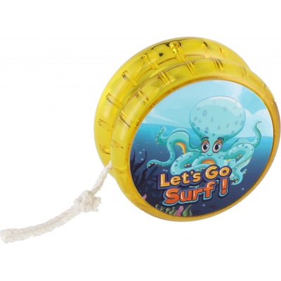 Teddies Jojo mořská zvířátka svítící plast 6cm žlutá