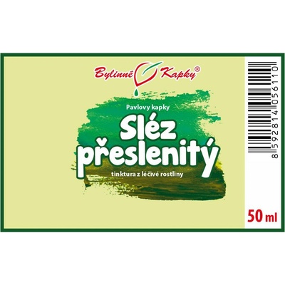 Sléz přeslenitý TCM pavlovy bylinné kvapky tinktúra 50 ml