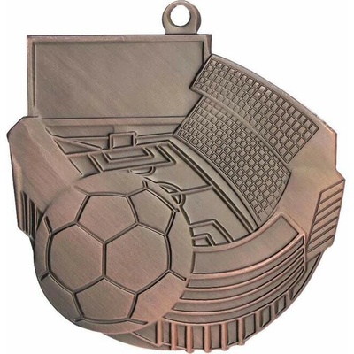MMC6067 Bronzová futbalová medaila 60 × 56 mm