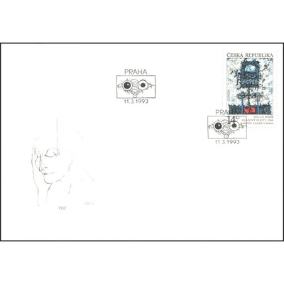 Česká pošta (1993) FDC 5 - EUROPA - Hladový svatý