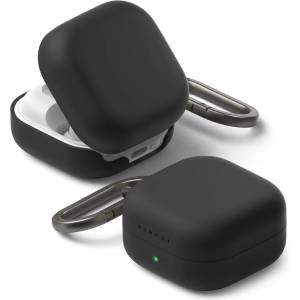 Ringke Силиконов калъф за слушалки Samsung Galaxy Buds 4 / 4 Pro от Ringke Silicone - Black (8800328816763)