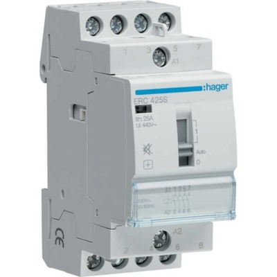 HAGER Stykač ERC425S 4S 25A 230VAC ERC425S