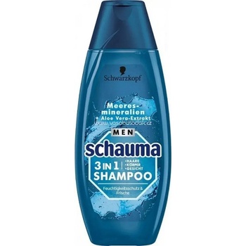 Schauma Meeresmineral 3v1 pánsky šampón na vlasy 400 ml