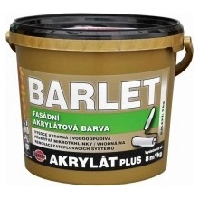 Barvy a laky Hostivař Barlet Akrylát plus V4013 bez plniva bílý 5 kg