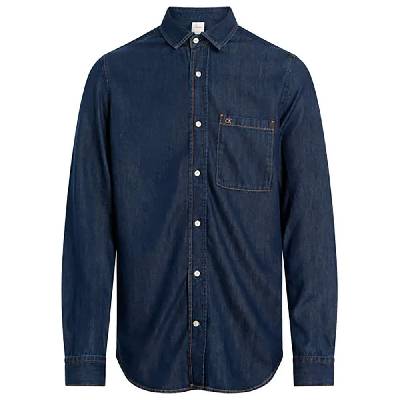 Риза с дълъг ръкав Calvin klein K10K114289 long sleeve shirt - Blue (Denim)