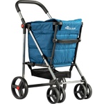 Rolser Количка за пазаруване Rolser Basket Polar 4B сгъваема морскосиня (BAS001 1001)
