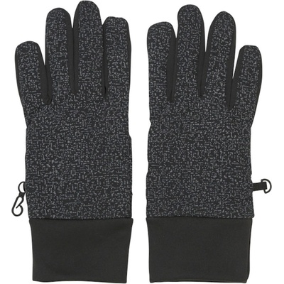 Color Kids Gloves-Smart Touch Reflective-1191-Black Černá