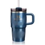 STANLEY Quencher H2. O Fluted Tumbler неръждаема термочаша със сламка малък Glacial Blue Shine