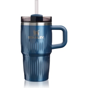 STANLEY Quencher H2. O Fluted Tumbler неръждаема термочаша със сламка малък Glacial Blue Shine