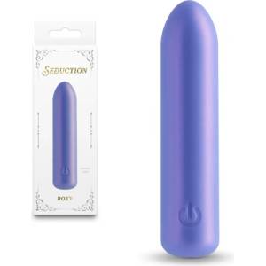  Силиконов булет, мощен и гъвкав, 9см. - Seduction Roxy Blue (NSTOYS1102)