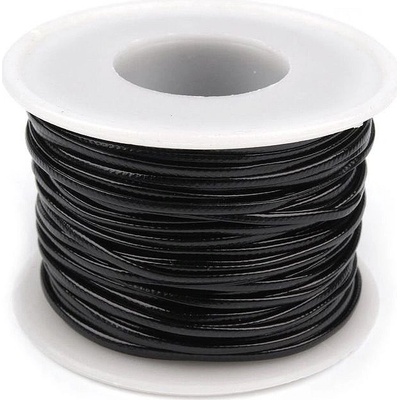 Prima-obchod Šňůra z eko kůže šíře 1,5 mm, barva 3 černá