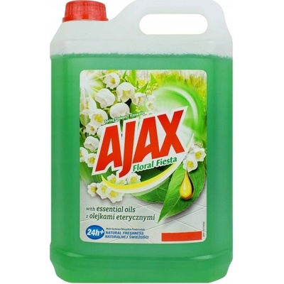 Ajax Floral Fiesta Konvalinka Univerzálny čistiaci prostriedok na podlahy 5 l zelený