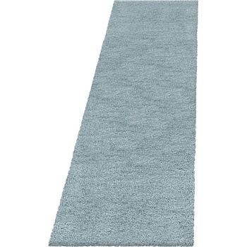 Ayyildiz Синя пътека 80x250 cm Fluffy - Ayyildiz Carpets (FLUFFY802503500BLUE)