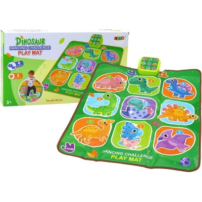 LeanToys Taneční podložka s dinosaury