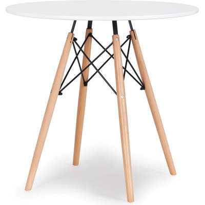 Wellhox Jedálenský stôl moderný jedálenský kuchynský stôl 80 cm