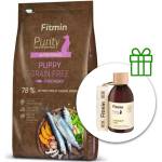 Fitmin Purity Puppy Grain Free Fish 12 кг + Fitmin Purity Лососово масло БЕЗПЛАТНО