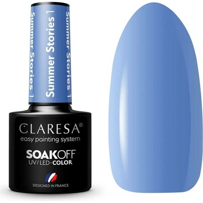 Claresa SoakOff Uv Led Color Summer Stories gelový lak na nehty odstín 1 5 g