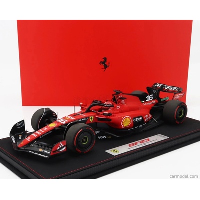 Bbrmodels Ferrari F1 Sf23 Team Scuderia Ferrari N 16 3rd Belgium Spa Gp 2023 Charles Leclerc Con Vetrina S vitrínou Red Black 1:18