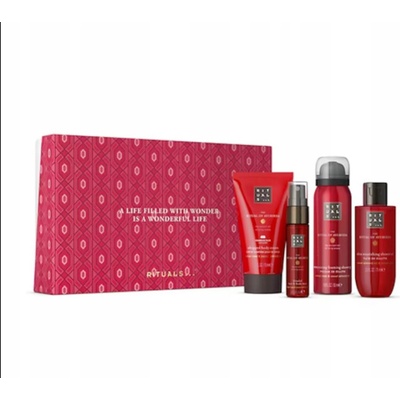 Rituals The Ritual Of Ayurveda Small sprchová pěna 50 ml + tělový krém 70 ml + sprchový olej 75 ml + vlasová a tělová mlha 20 ml