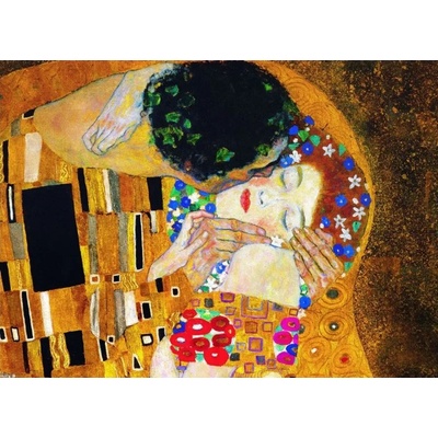 EUROGRAPHICS - Puzzle Klimt: Bozk III / detail / - 1 000 piese