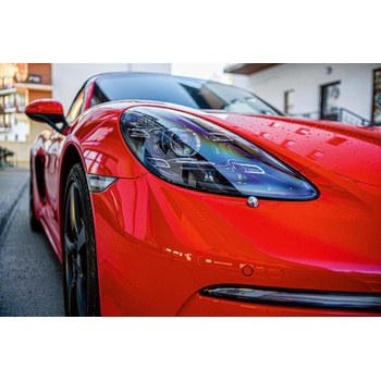 DIMEX ART s. r. o Флизелинов фототапет яркочервен автомобил 375 x 250 см