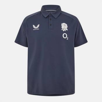Castore Блуза с яка Castore England Travel Polo Shirt 2025 Adults - Navy