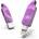 ADAM elements iKlips Duo Plus 64GB ADRAD64GKLDPRC-PURPLE