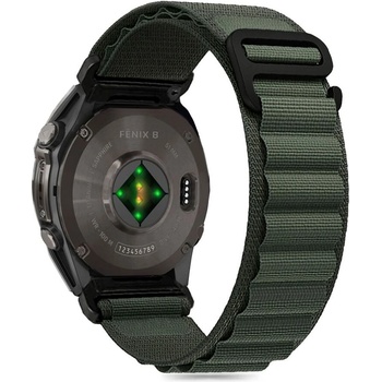 Tech-Protect Текстилна каишка за Garmin Fenix 5 / 6 / 6 Pro / 7 / 8 (47mm) / E от Tech-Protect Nylon Pro - Olive Green (5906302377169)