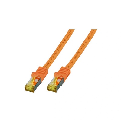 EFB-Elektronik RJ45 Patchkabel S/FTP, Cat. 6A, LSZH, Cat. 7 Rohk. , 5m, orange (MK7001.5O) (MK7001.5O)