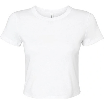 Bella Dámský crop top BL1010 Solid White Blend