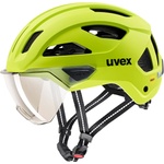 uvex Каска за велосипед Uvex Stride Visor Mips Cat. 1 Bike helmet - Lime Matt / Litemirror Silver - размер 53-56 cm (851-1962-0212)