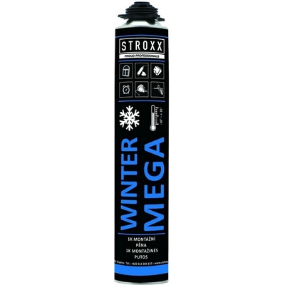 STROXX Montážna Pur pena Mega Winter 870 ml