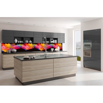 DIMEX ART s. r. o Фототапет за кухня - експлозия от цветен прах 350 x 60 см