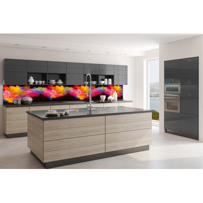 DIMEX ART Фототапет за кухня - експлозия от цветен прах 350 x 60 см