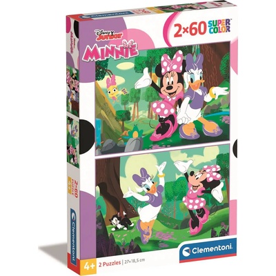 Clementoni - Puzzle 2x60 Disney Minnie - 40 - 99 piese