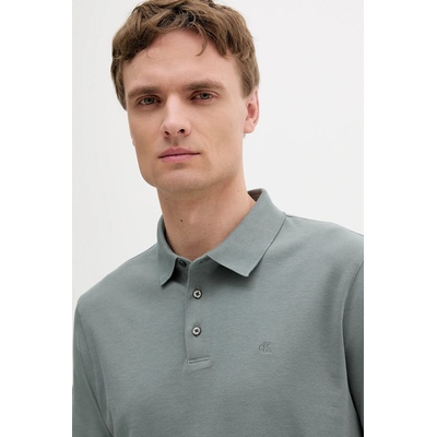 Calvin Klein Памучна тениска с яка Calvin Klein (LV04LB276G)