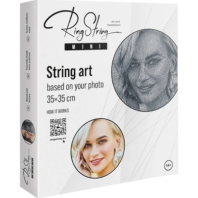 Ring String RingString Mini - vytvořte si obraz z nití podle fotky