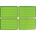 FLEKS Етикети за тетрадка 47х73 mm, 10л, 40 бр, цвятанеонови (01050-А)