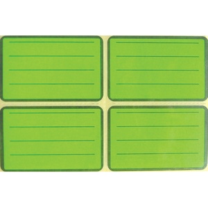 FLEKS Етикети за тетрадка 47х73 mm, 10л, 40 бр, цвятанеонови (01050-А)