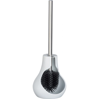 Wenko WC kefa Drop 14 x 40 cm keramická biela 2-dielna