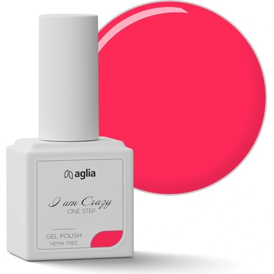 Aglia I AM CRAZY One Step jednofázový gel lak na nehty 3v1 HEMA FREE 8 ml