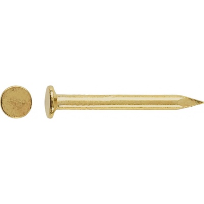 LUX-TOOLS Čalúnny klinec s plochou hlavou pomosadená oceľ 1,4 x 14 mm, 100 ks