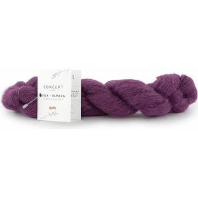 SILK ALPACA Katia Farby SILK ALPACA NATURAL COLORS: 205 čučoriedková