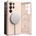 Ringke Liquid Silicone Magnetic Case - силиконов (TPU) калъф с MagSafe за Samsung Galaxy S25 Ultra (розов)